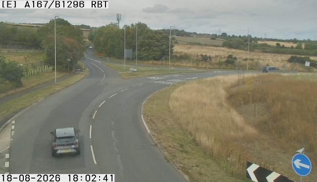 Click for full screen live camera. Gateshead – A167 Durham Road / A1 J66 Angel of the North (North)